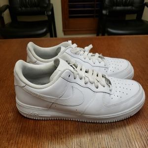 Nike Air Force One White on White Size 9.5